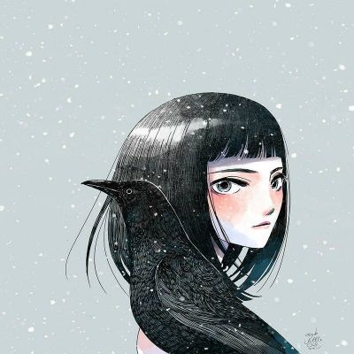 九张高清手绘女生头像 个性感拉满的自用头像合集