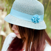 60张戴帽子清新女生头像 氛围感拉满的小清新女头