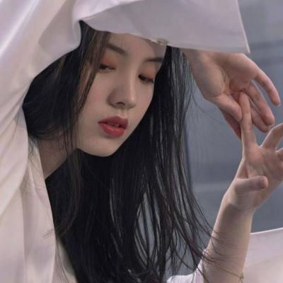 35张带感的伤感颓废女生头像合集