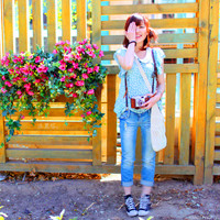 女生拿相机的QQ头像来啦！56张青春阳光款唯美头像合集