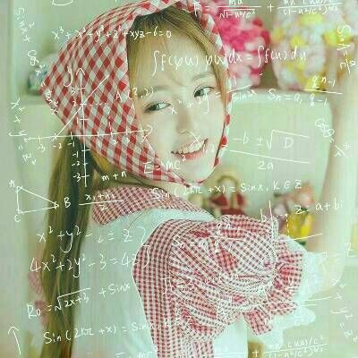 带数学公式的闺蜜头像来啦！20张高清一人一张的好看头像合集