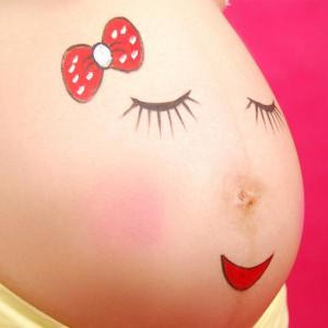 孕妇头像合集！19张高清唯美大肚子微信头像照