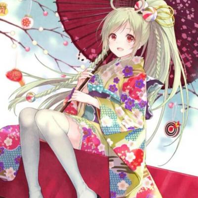 8张超绝日系和服动漫女生头像 高清质感拉满