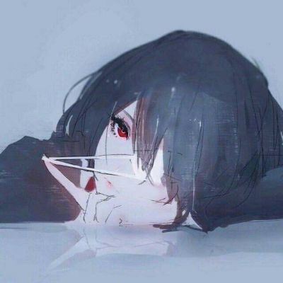 女生专属！19张高清消极丧系动漫头像
