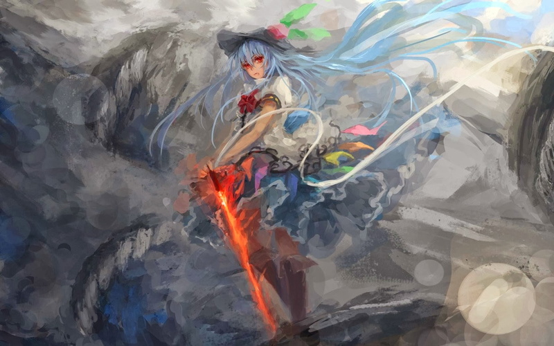 东方project主题壁纸分享：少女、流水与高温场景