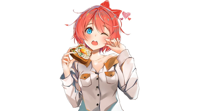 心动了！心跳文学部红发少女壁纸合集