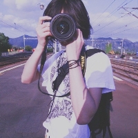 女生拿相机的小清新头像来啦，精选15张好看的图