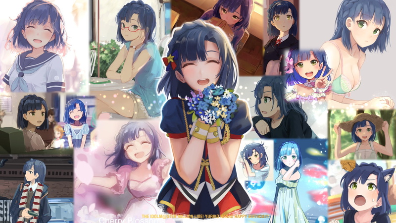 偶像大师百万现场七百合子高清壁纸合集