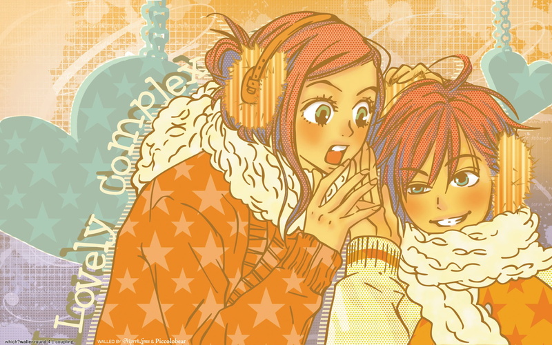 恋爱情结高清壁纸：小泉理沙与大谷敦士