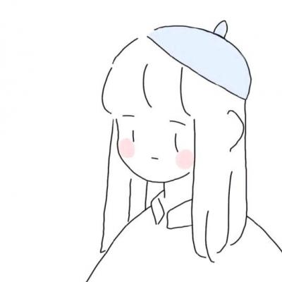 12张简约气质女生手绘头像 高清可爱又好看