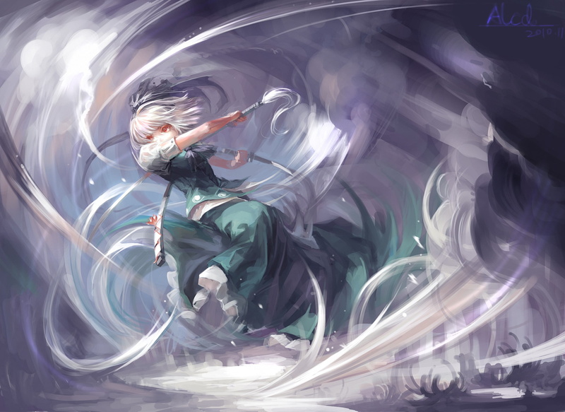 东方少女格斗壁纸 2347×1709分辨率1080P高清