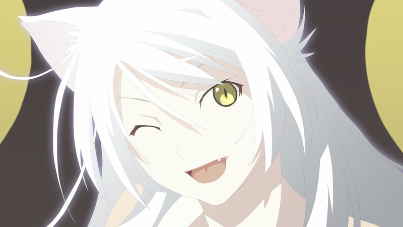 羽川翼猫娘壁纸！化物语系列猫耳少女高清图