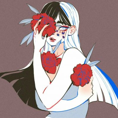 17张高清霸气高冷动漫女头 超适合做头像的素材合集