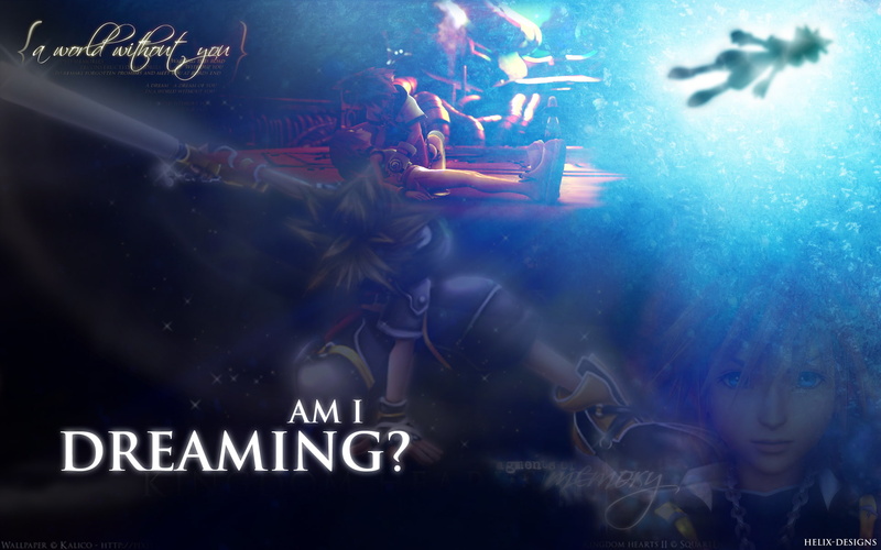 王国之心娜米妮绝美壁纸！金发少女持键刃超写实画风