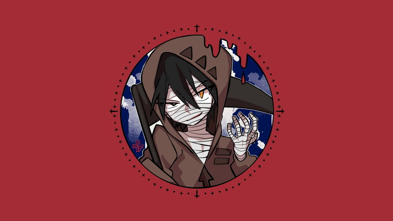 杀戮天使绝美红色螺旋壁纸分享