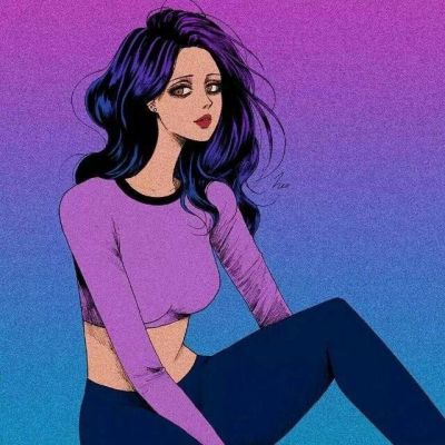 27张简约气质动漫女生头像 高清好看又百搭