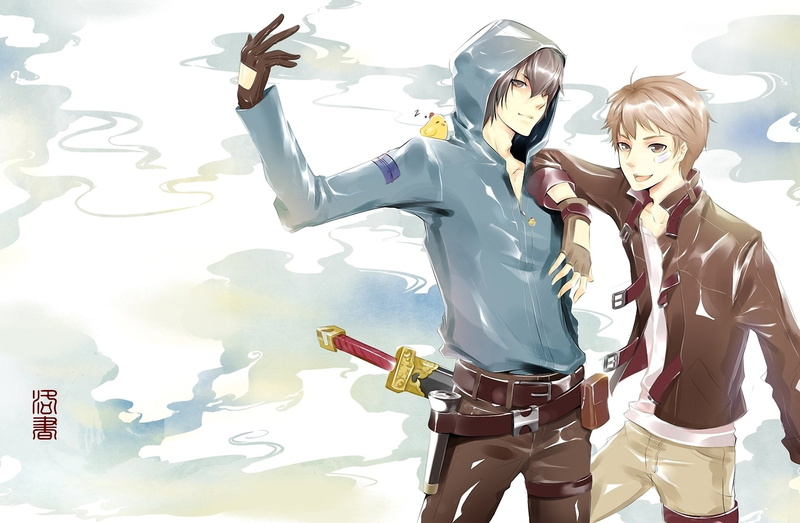 BLEACH浦原喜助&夜一高清手机壁纸 720P画质