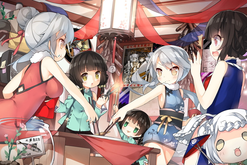《战舰少女R 多款舰娘高清壁纸合集》