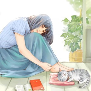 19张清新治愈的漫画女生头像 氛围感拉满