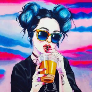 拽酷又飒！26张高清女生酷霸头像合集