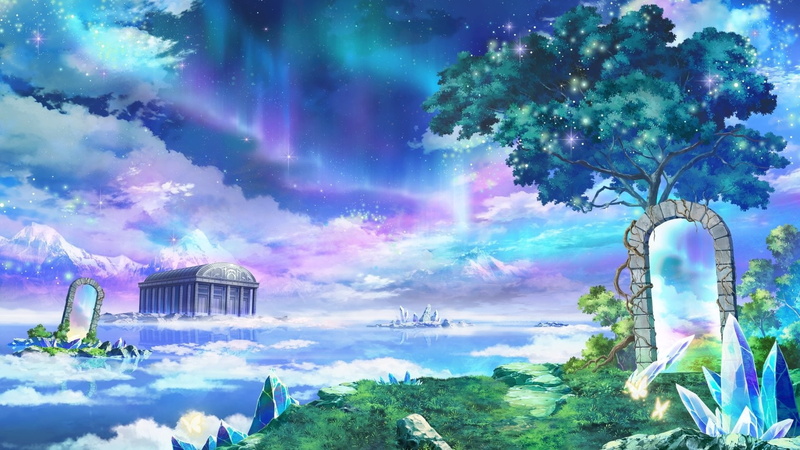 超人气游戏《超次元游戏海王星》4女神联机版 高清壁纸合集