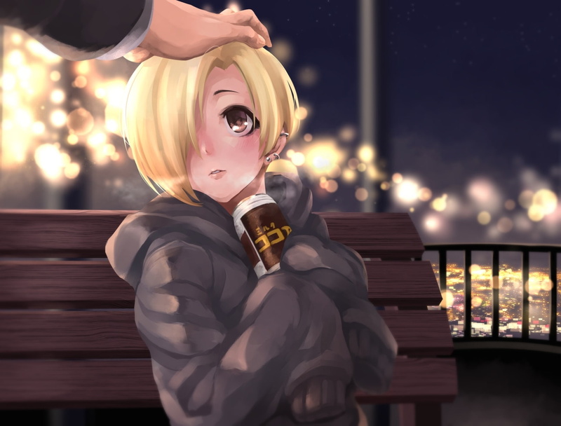 偶像大师灰姑娘女孩 单人深夜饮品肖像壁纸