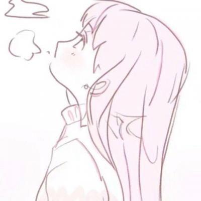 14张超萌素描女生头像来啦！
