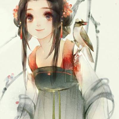19张高清唯美古风女生动漫头像，氛围感拉满