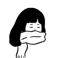 28张简约手绘黑白少女头像合集
