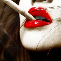 38张冷艳感拉满！高冷烈焰红唇女生QQ头像合集