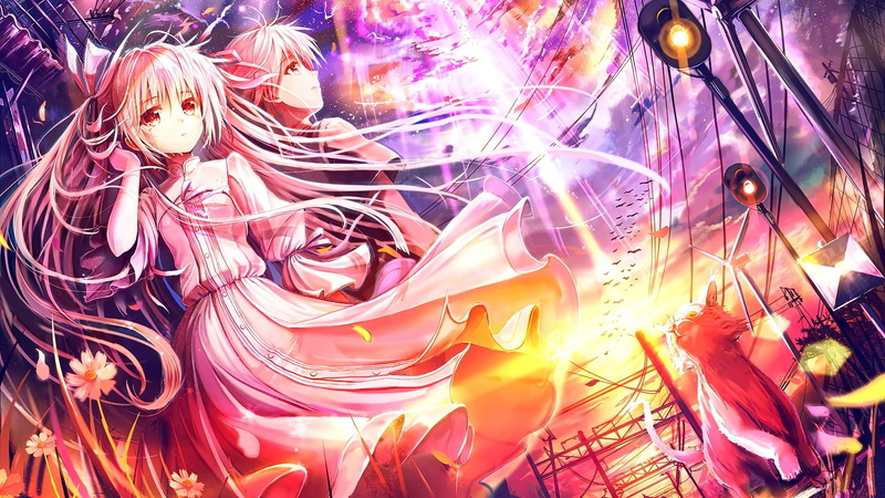 绝美白粉系动漫壁纸合集