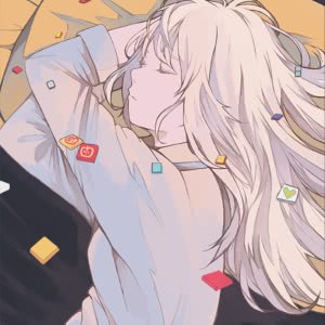 19张清新治愈的漫画女生头像 氛围感拉满