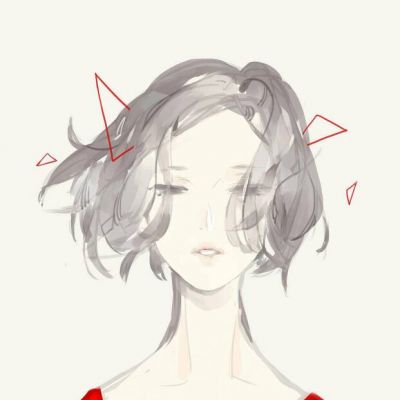 18张高清伤感女生动漫头像 适合当QQ头像的二次元氛围感头像
