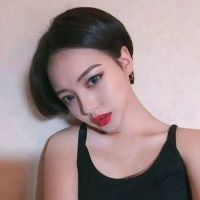 短发冷艳红唇女生头像 14张合集