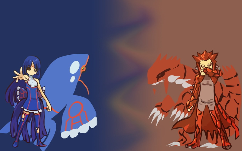 宝可梦古拉顿盖欧克720P高清壁纸 还有红蓝宝石版动漫艺术图