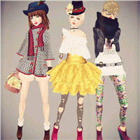 三人闺蜜共用的时尚头像！20张好看的三人合一张闺蜜头像合集