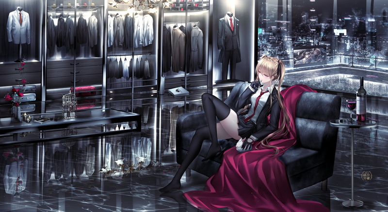 纯白Karen动漫少女 4K高清壁纸