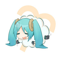 12款Q版初音未来星座头像 可爱又好磕