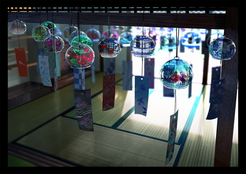 空境榻榻米动漫数字艺术壁纸