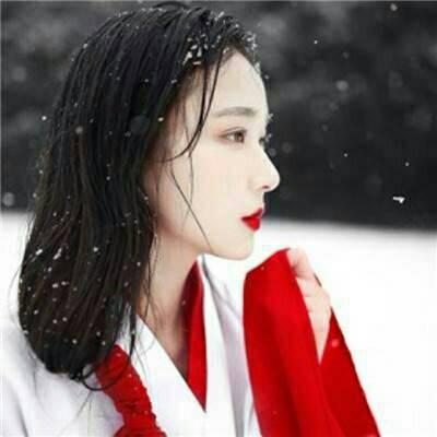 22张真人古风红衣女头像 自带唯美伤感氛围感