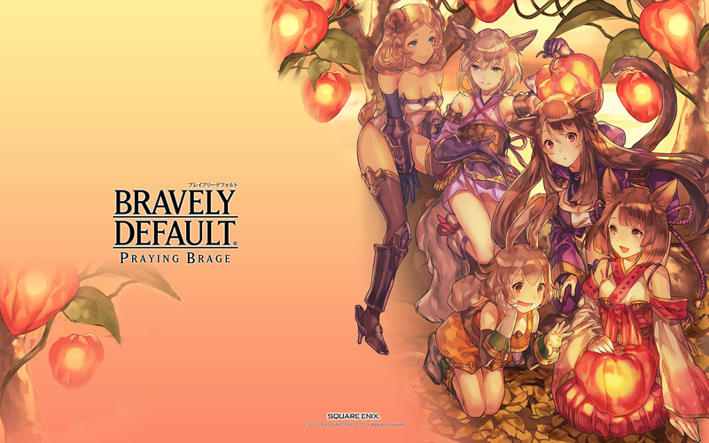 这款3DS游戏的1080P高清壁纸来了！勇气默示录的幻想冒险战斗画面