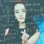 迪丽热巴数学公式头像来啦 9张带公式的迪丽热巴高清大图
