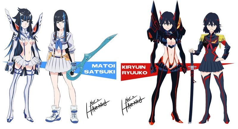 斩服少女高清壁纸来了！缠流子、皐月和神衣都在这