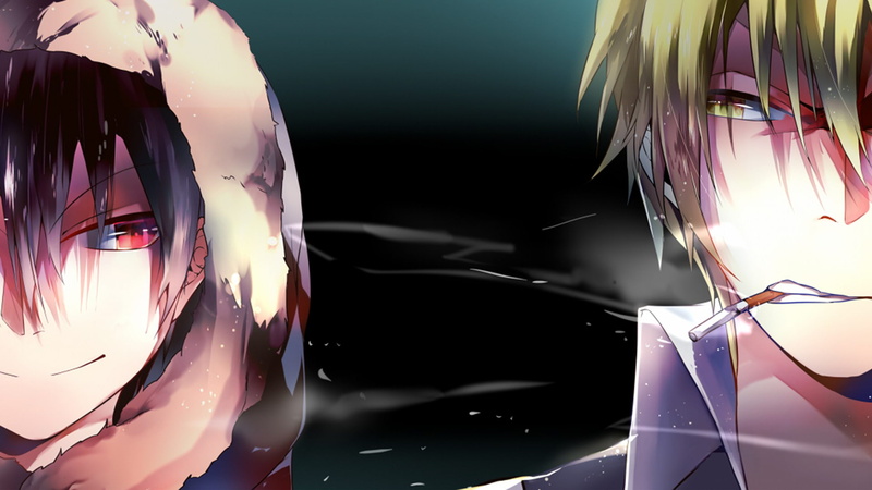 无头骑士异闻录高清壁纸合集！少年叼烟氛围感拉满