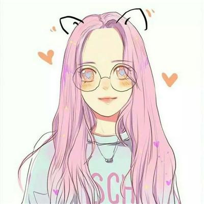 12张超好看的彩色手绘女生头像 唯美彩绘风格直接存