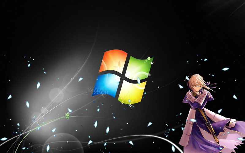 《Win7桌面壁纸分享！Fate系列高清动漫壁纸合集》