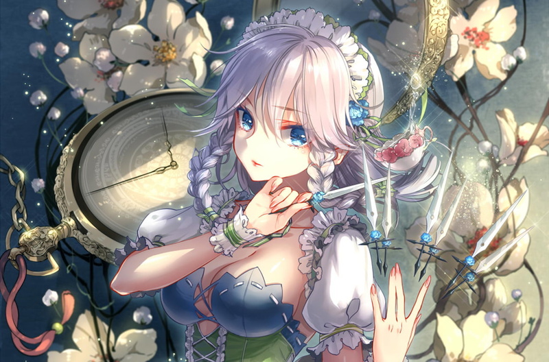 十六夜咲夜的动漫壁纸合集