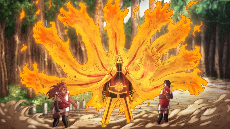 博人传 宇智波佐良娜 漩涡鸣人 动漫 秋道蝶蝶 1080P高清壁纸