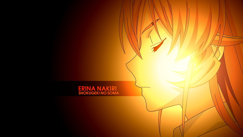 食戟之灵动漫壁纸 落日暖光氛围感拉满