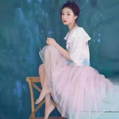 蓝色控看过来！29张高清唯美女生QQ头像合集